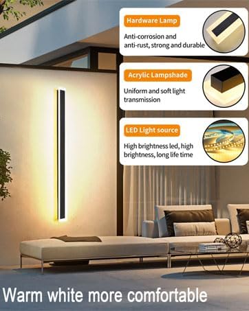 buy RGZZUP outdoor LED wall lights,RGZZUP wall lights worth buying,best 71-inch outdoor wall lights,RGZZUP LED wall lights pros cons,should I buy RGZZUP wall lights,RGZZUP vs other outdoor wall lights unboxing and complete package contents