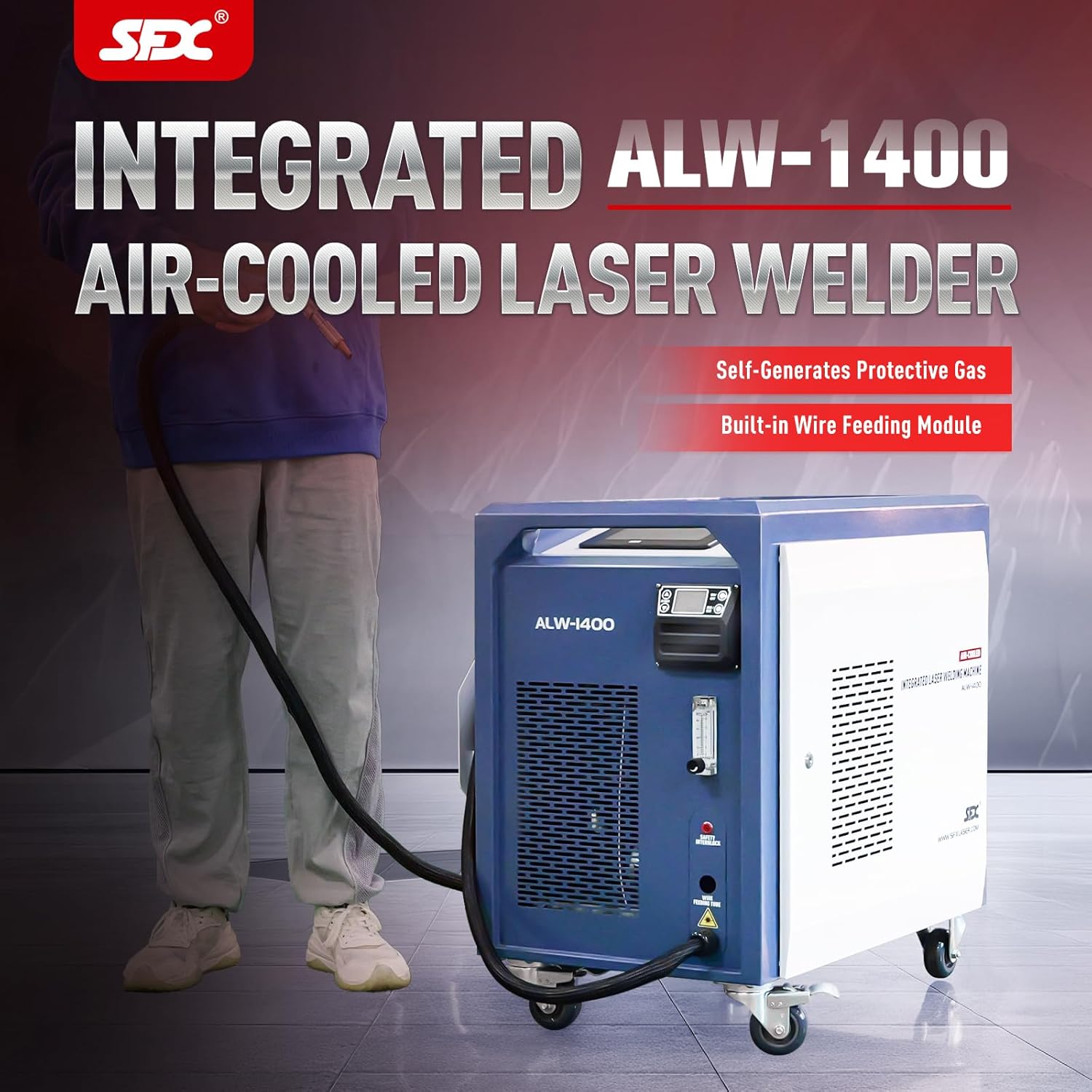 Unboxing the complete package of the buy SFX Laser 1400W welder,SFX Laser 1400W worth buying,best air cooled laser welder,SFX Laser welder pros cons,laser welding machine vs alternatives,should I buy a 1400W laser welder