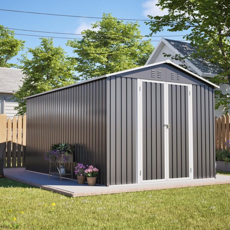 Reviews - Buy Secsofier 8x12 Metal Shed: Honest Pros & Cons Analysis Image 1 of buy Secsofier 8x12 metal shed