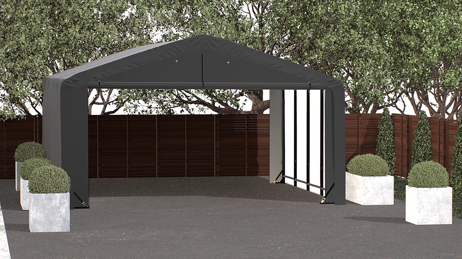 buy ShelterLogic ShelterTube garage shelter,should I buy ShelterLogic ShelterTube,ShelterLogic ShelterTube vs alternative,ShelterLogic ShelterTube pros cons,best garage storage shelter,ShelterLogic ShelterTube worth buying unboxing and complete package contents