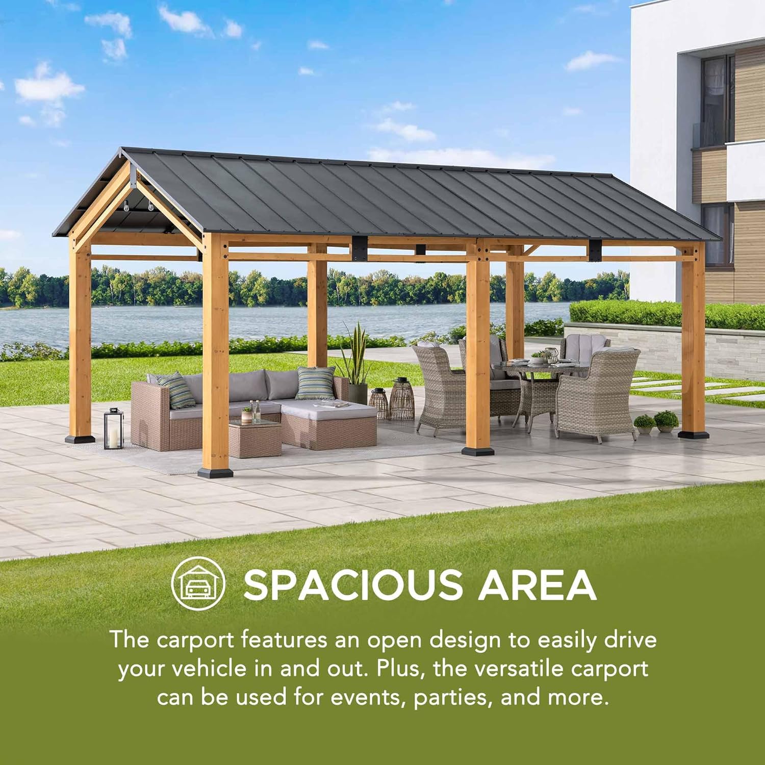 Step-by-step guide for buy Sunjoy 11x20 carport,Sunjoy carport pros cons,best 11x20 wood carport,Sunjoy carport worth buying,cedar carport with metal roof,heavy duty carport for vehicles - complete tutorial