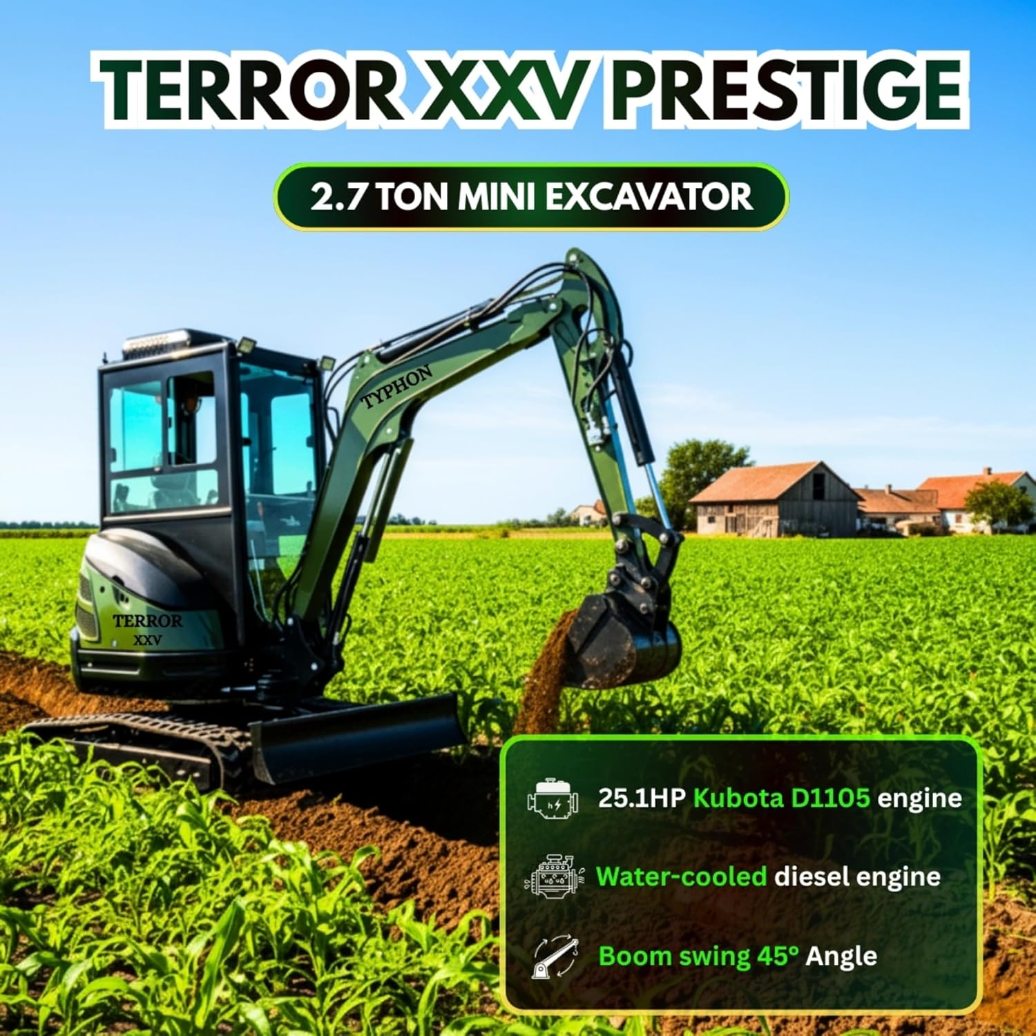 Step-by-step guide for buy TYPHON TERROR XXV mini excavator,TYPHON TERROR XXV worth buying,TYPHON TERROR XXV pros cons,best 2.7 ton mini excavator,TYPHON TERROR vs alternatives,should I buy TYPHON TERROR - complete tutorial