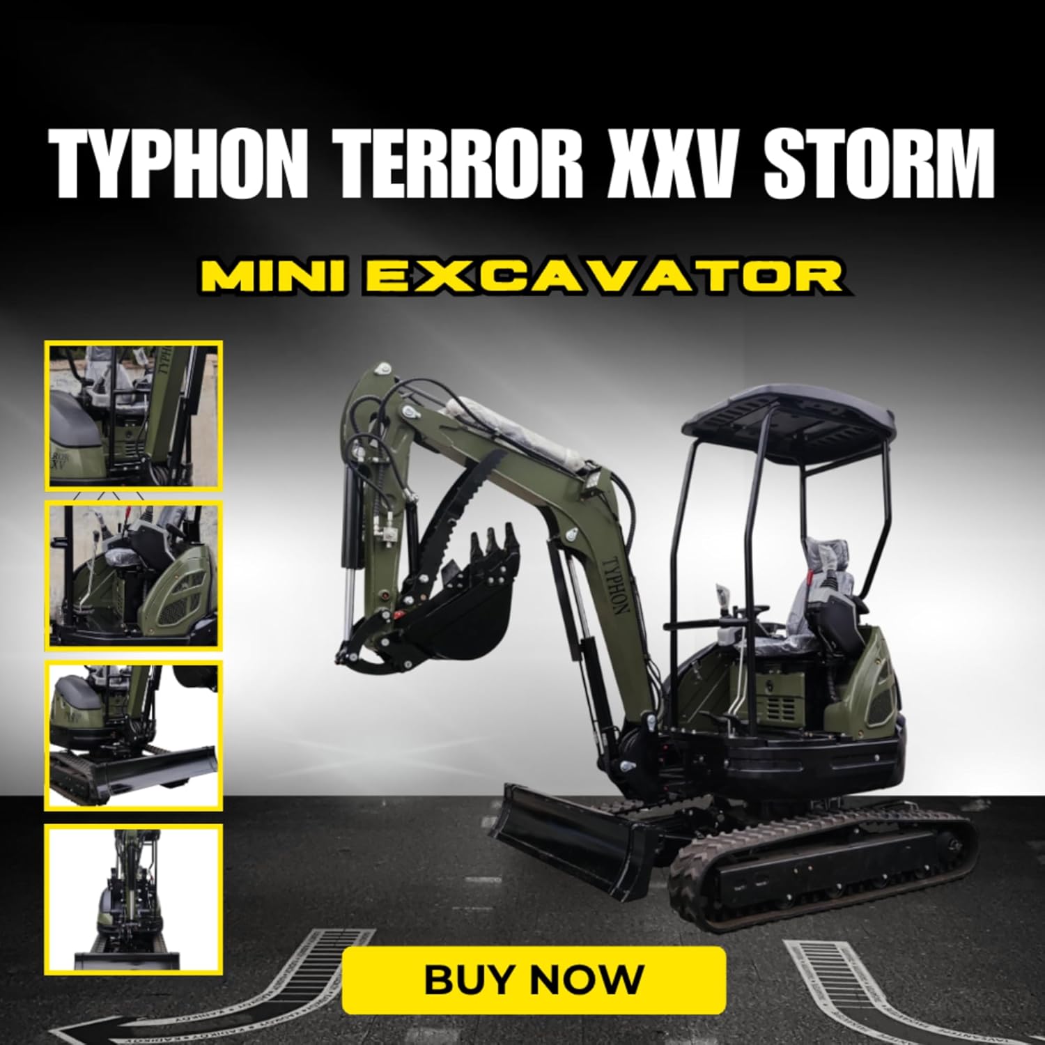 buy TYPHON Terror XXV excavator,TYPHON Terror XXV worth buying,TYPHON Terror XXV pros cons,TYPHON excavator vs alternatives,should I buy a TYPHON mini excavator,best compact excavator with Kubota engine unboxing and complete package contents