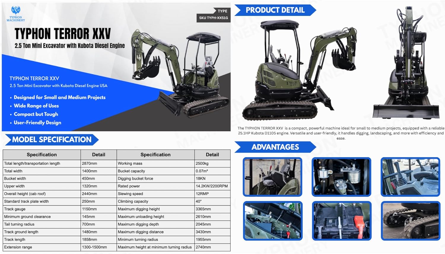 Step-by-step guide for buy TYPHON Terror XXV excavator,TYPHON Terror XXV worth buying,TYPHON Terror XXV pros cons,TYPHON excavator vs alternatives,should I buy a TYPHON mini excavator,best compact excavator with Kubota engine - complete tutorial