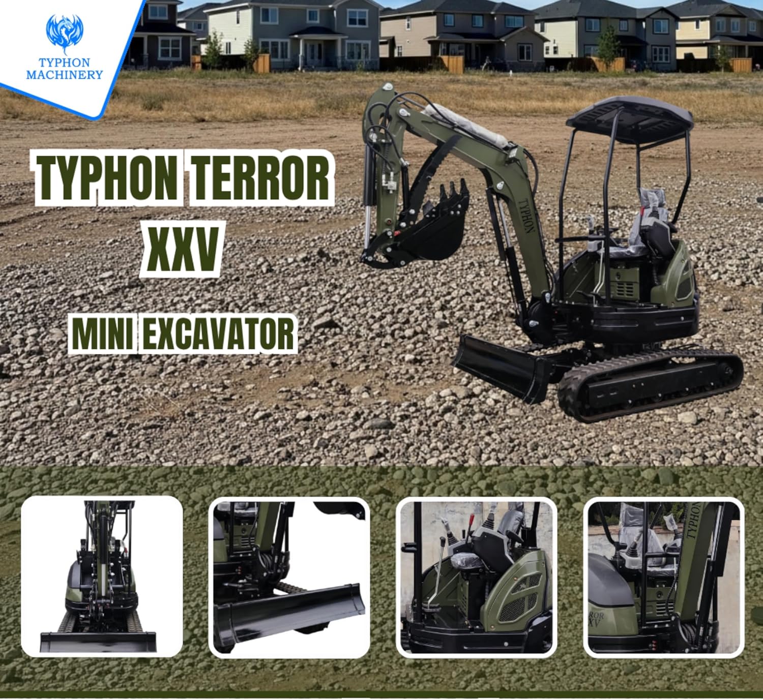 buy TYPHON Terror XXV excavator,TYPHON Terror XXV worth buying,TYPHON Terror XXV pros cons,TYPHON excavator vs alternatives,should I buy a TYPHON mini excavator,best compact excavator with Kubota engine performance testing and real-world results