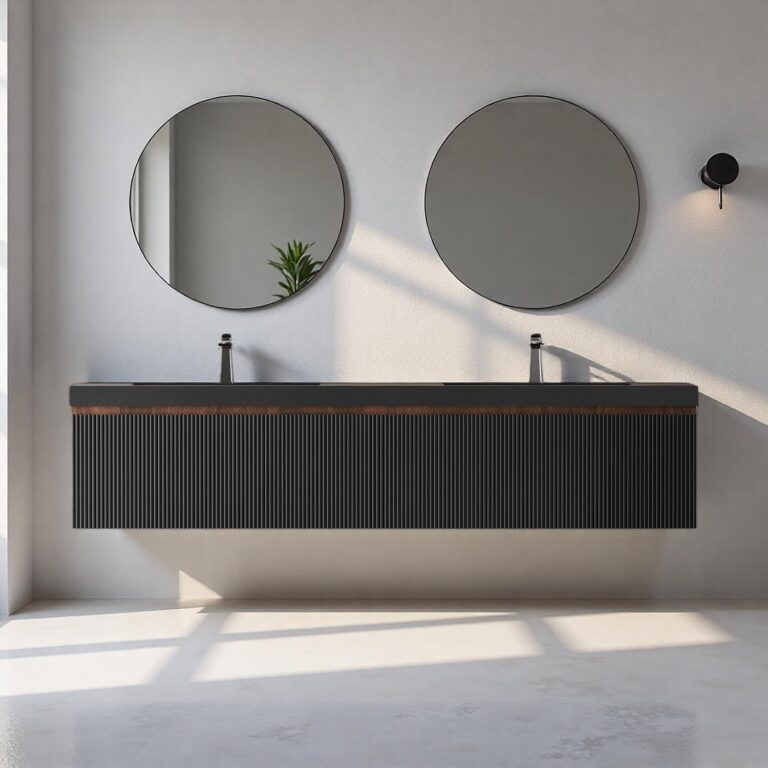 Image 1 of buy Trygoal floating bathroom vanity