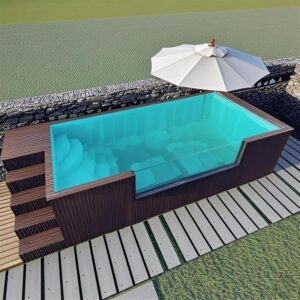 Image 1 of buy above ground fiberglass pool