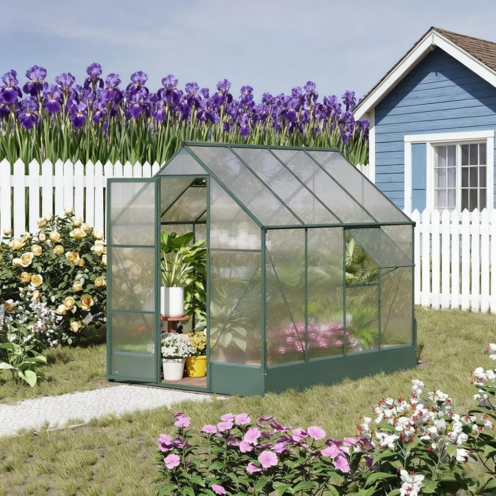 buy aluminum greenhouse polycarbonate,aluminum greenhouse worth buying,best walk-in greenhouse,polycarbonate greenhouse pros cons,aluminum vs steel greenhouse,should I buy a walk-in greenhouse unboxing and complete package contents