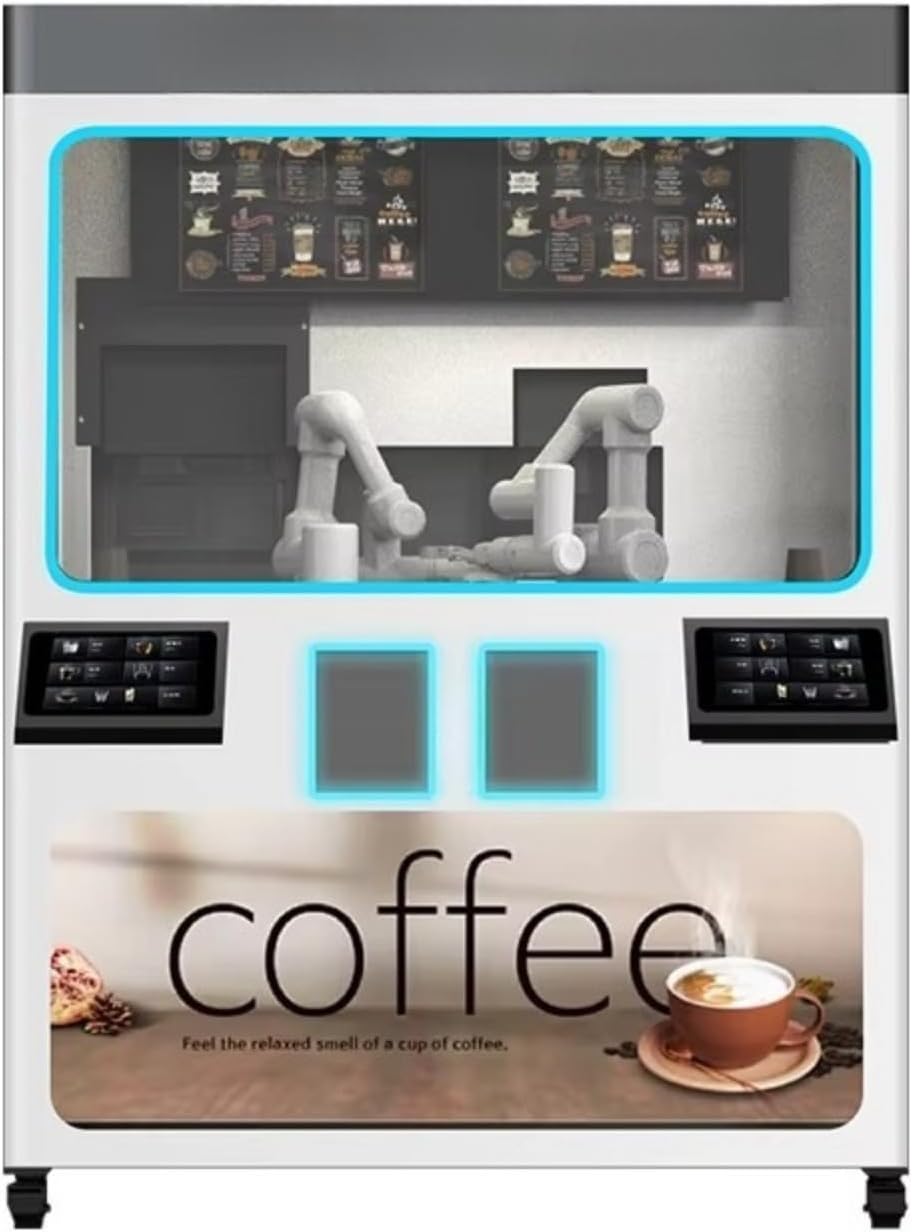 buy automatic coffee barista robot,should I buy a coffee robot,coffee barista robot pros cons,coffee robot worth buying,best commercial coffee vending machine,coffee robot vs traditional machine - detailed features and technical specifications