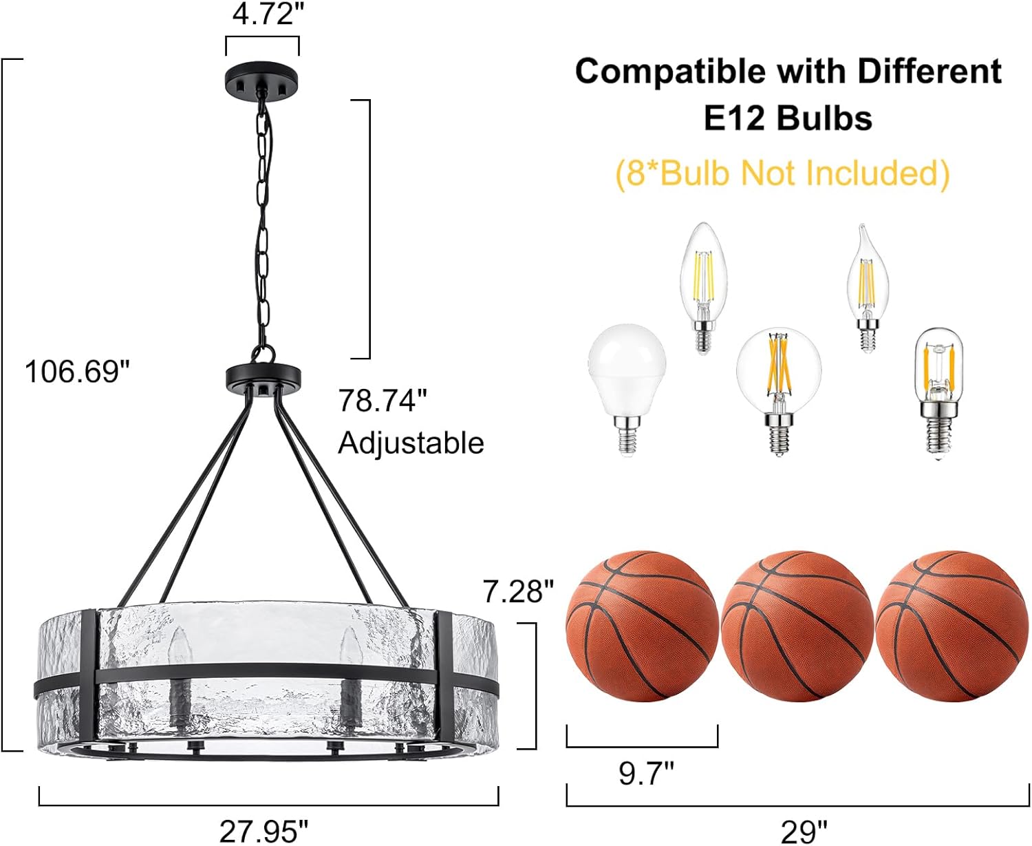 Step-by-step guide for buy black glass drum chandelier,black glass chandelier worth buying,best modern drum chandelier,HUOKU black chandelier honest,black glass chandelier pros cons,should I buy a glass drum chandelier - complete tutorial