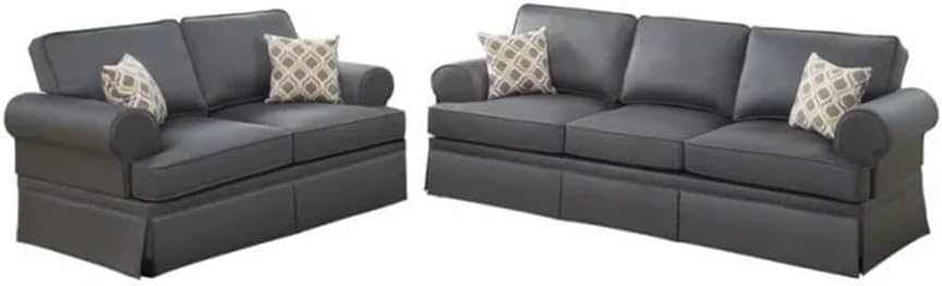 buy charcoal glossy polyfiber sofa set,charcoal glossy sofa set worth buying,polyfiber sofa set pros cons,best 2 piece sofa set for living room,should I buy the DUYHBAWRS sofa set,charcoal sofa set vs alternatives - detailed features and technical specifications