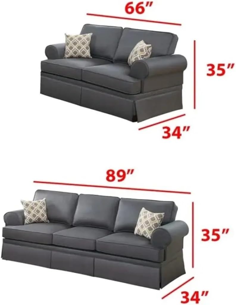 Step-by-step guide for buy charcoal glossy polyfiber sofa set,charcoal glossy sofa set worth buying,polyfiber sofa set pros cons,best 2 piece sofa set for living room,should I buy the DUYHBAWRS sofa set,charcoal sofa set vs alternatives - complete tutorial