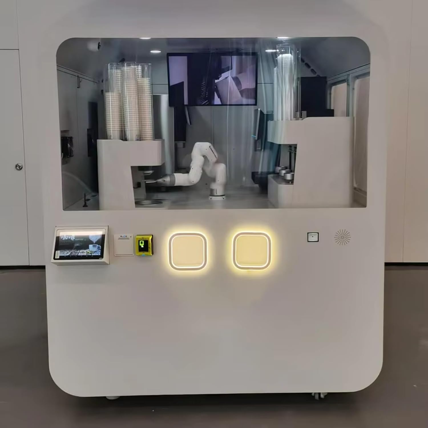 buy coffee vending robot,coffee vending robot worth it,coffee robot pros and cons,best commercial coffee vending machine,should I buy a coffee robot,coffee robot vs traditional machine - detailed features and technical specifications