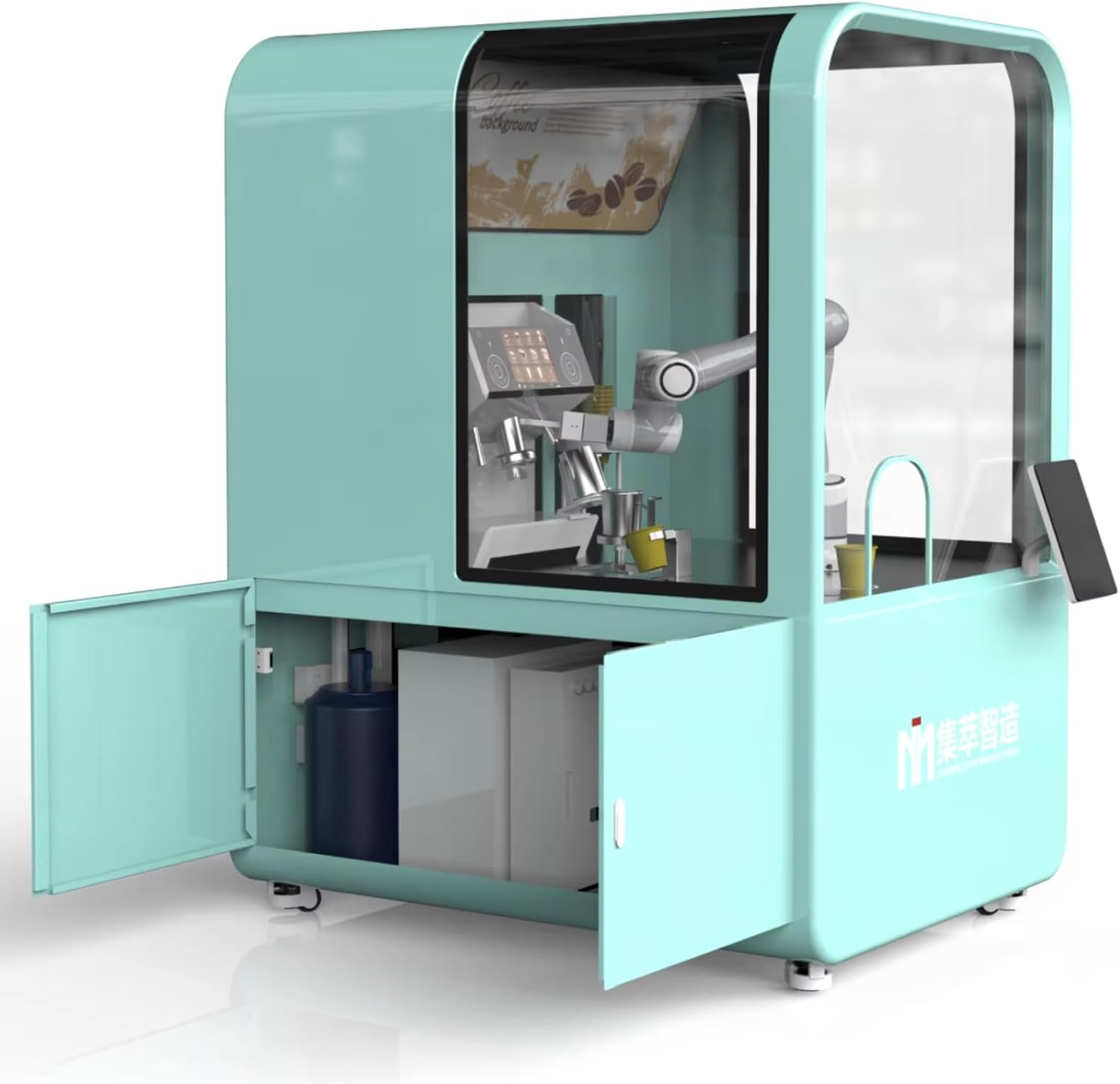 buy commercial coffee robot,commercial coffee robot worth it,coffee robot pros cons,best automated coffee kiosk,coffee robot vs traditional machine,should I buy a coffee robot unboxing and complete package contents