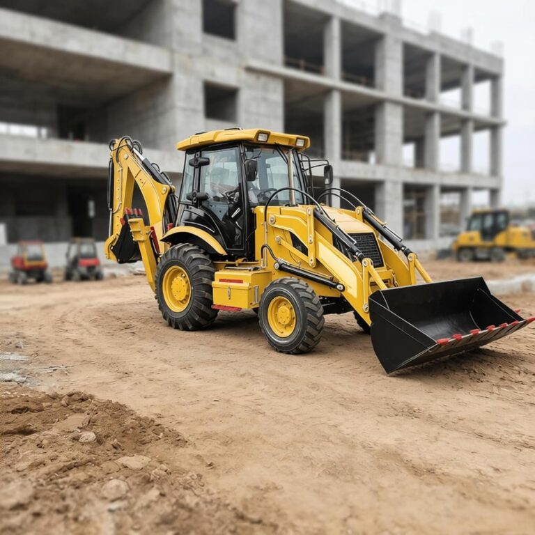 Image 1 of buy compact wheel backhoe loader