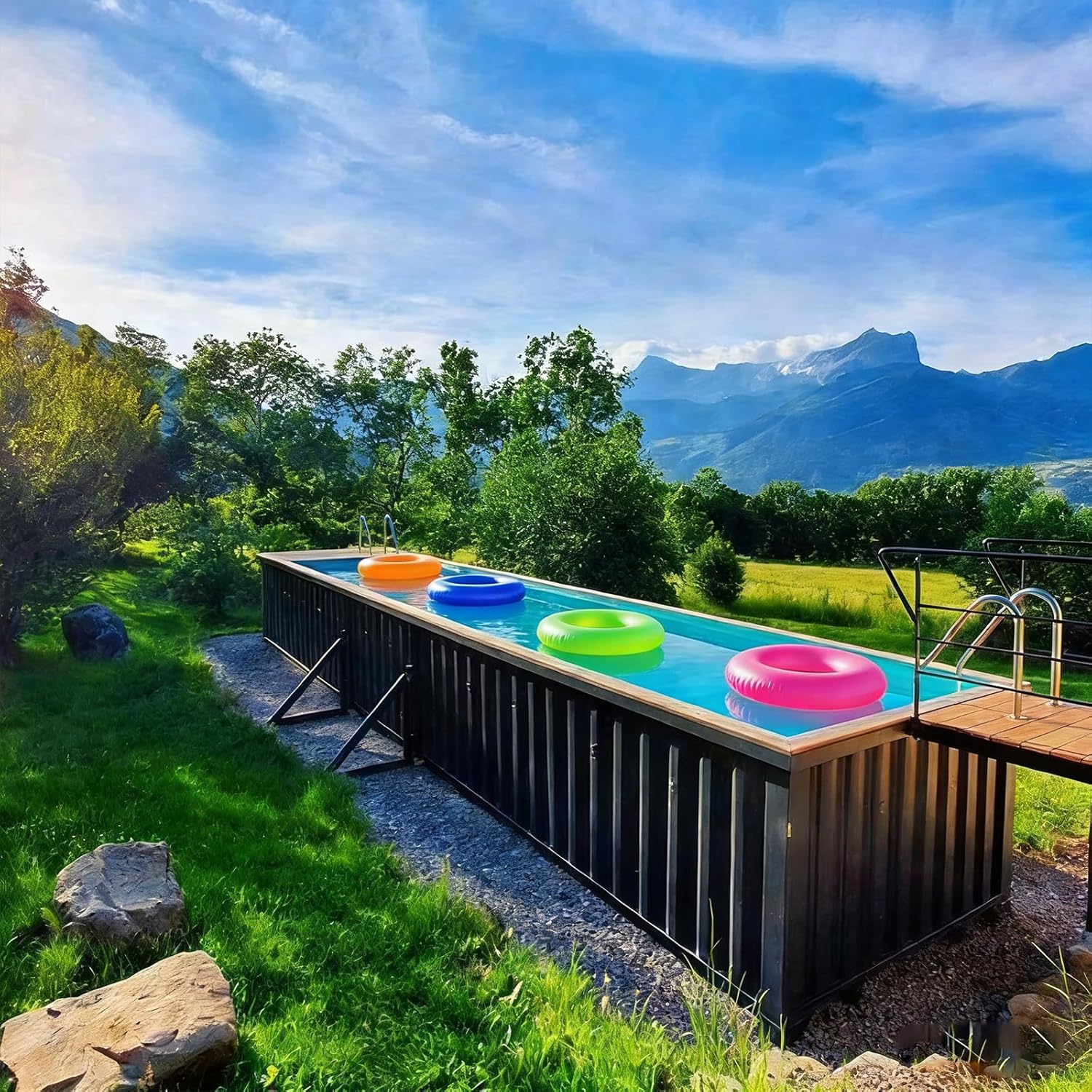 buy container swimming pool,container pool worth buying,best modular fiberglass pool,container swimming pool pros cons,should I buy a container pool,container pool vs traditional pool - detailed features and technical specifications