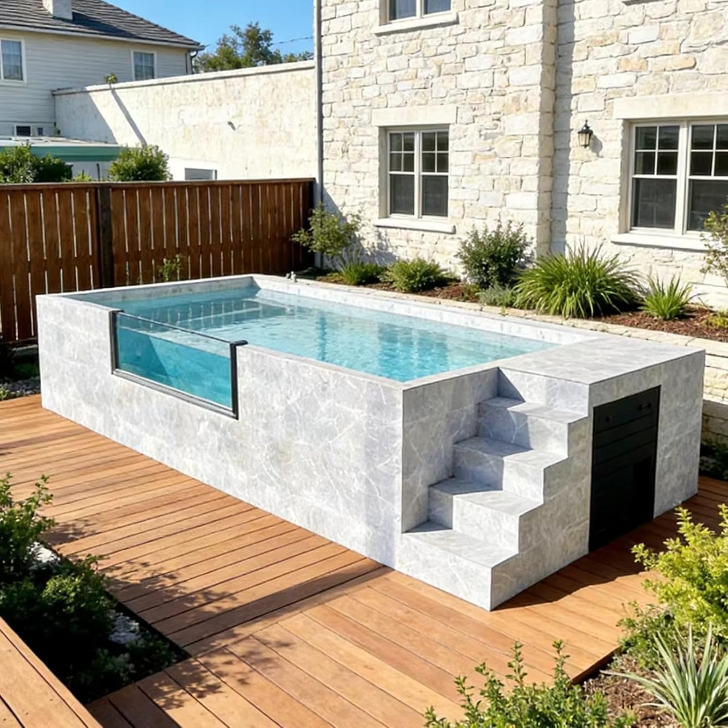 buy container swimming pool,container swimming pool worth it,container pool pros cons,best prefab modular pool,should I buy a container pool,container swimming pool vs traditional - detailed features and technical specifications