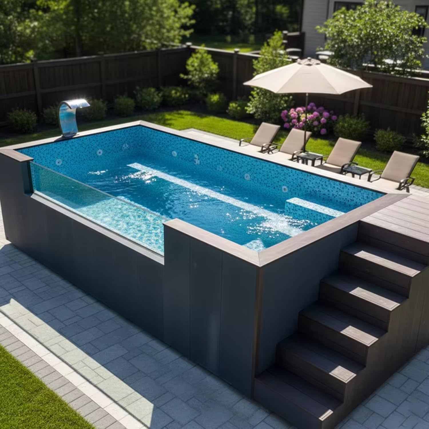 buy container swimming pool,container swimming pool worth it,container pool pros cons,best prefabricated swimming pool,container pool vs traditional pool,should I buy a container pool unboxing and complete package contents