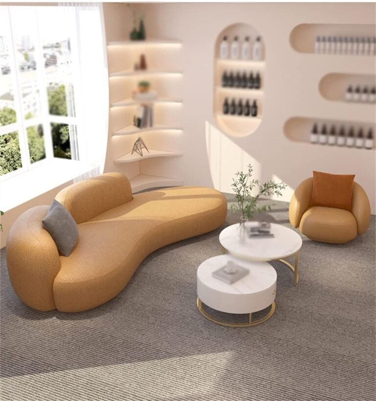 Image 1 of buy curved accent sofa
