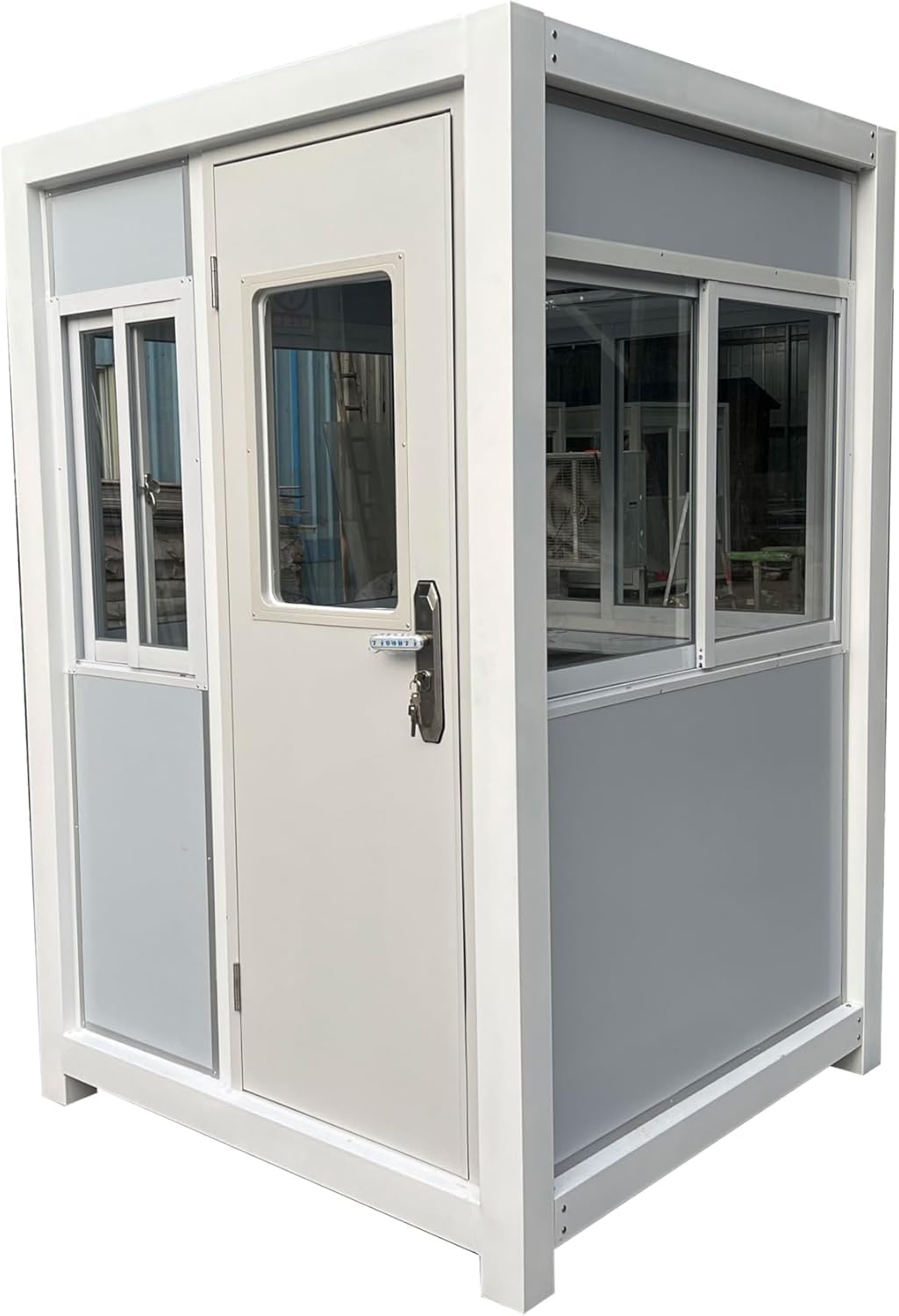 buy guard shack with ac and heating,security booth with climate control worth it,portable guard shack pros cons,best insulated guard booth for outdoor use,should i buy a guard shack with cooling,outdoor security booth vs portable office - detailed features and technical specifications