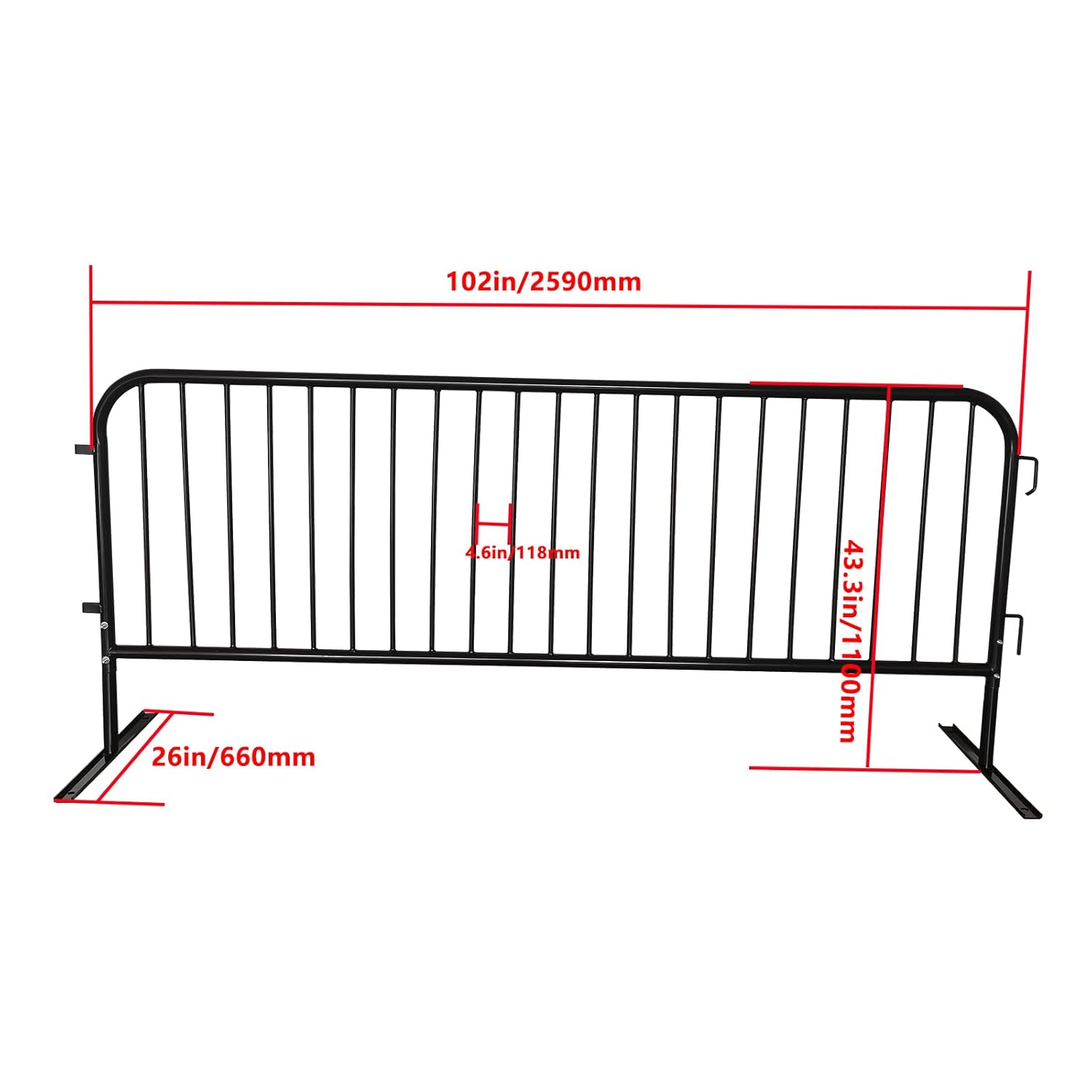 buy heavy duty steel barricades,heavy duty barricades worth it,best steel crowd control barriers,interlocking barricades pros cons,ZUVELLO barricades honest,should I buy steel safety barriers unboxing and complete package contents