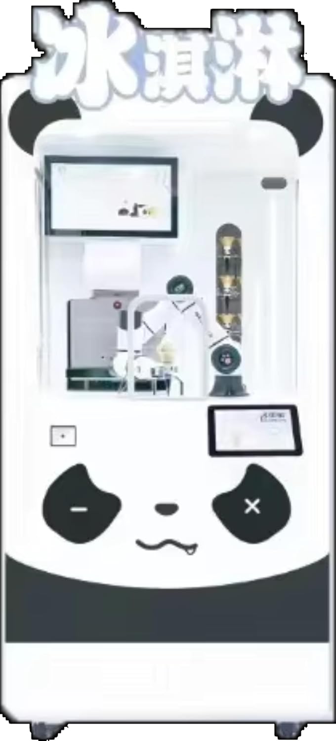 buy ice cream vending robot,ice cream vending robot worth it,best automated ice cream machine,should I buy an ice cream robot,ice cream vending robot pros cons,automated soft serve machine cost unboxing and complete package contents