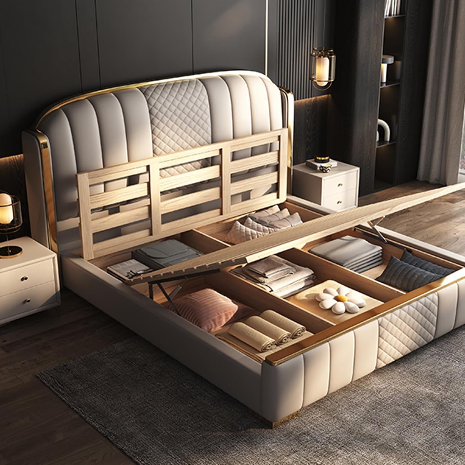 buy king size leather storage bed,king size leather bed worth buying,king size storage bed pros cons,king size platform bed vs alternatives,should I buy a leather upholstered bed,best king size bed with storage performance testing and real-world results