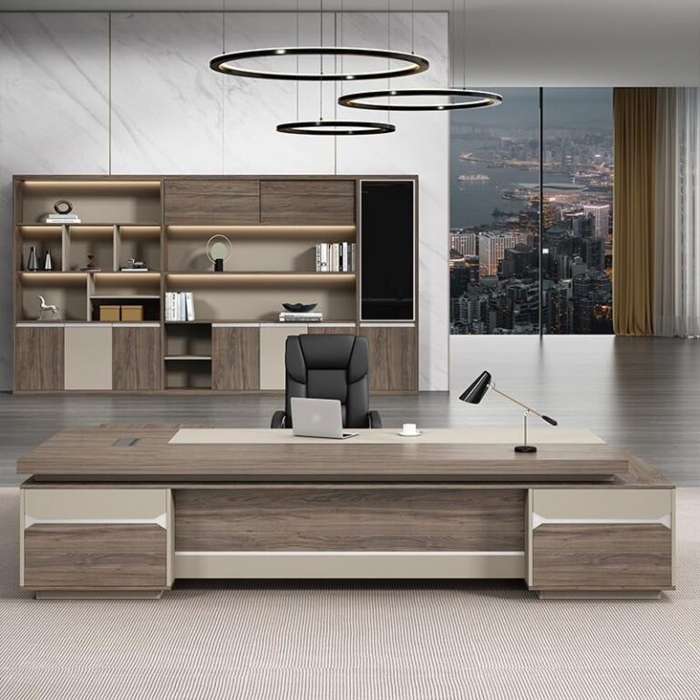 Reviews - Buy Large L Shaped Executive Desk: Honest Pros & Cons Analysis Image 1 of buy large L shaped executive desk