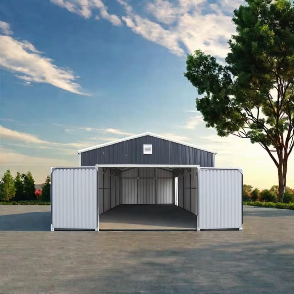 buy large metal storage shed,large metal shed for vehicles,outdoor metal garage pros cons,best large storage shed for workshop,metal storage building with double doors,should I buy a metal storage shed - detailed features and technical specifications