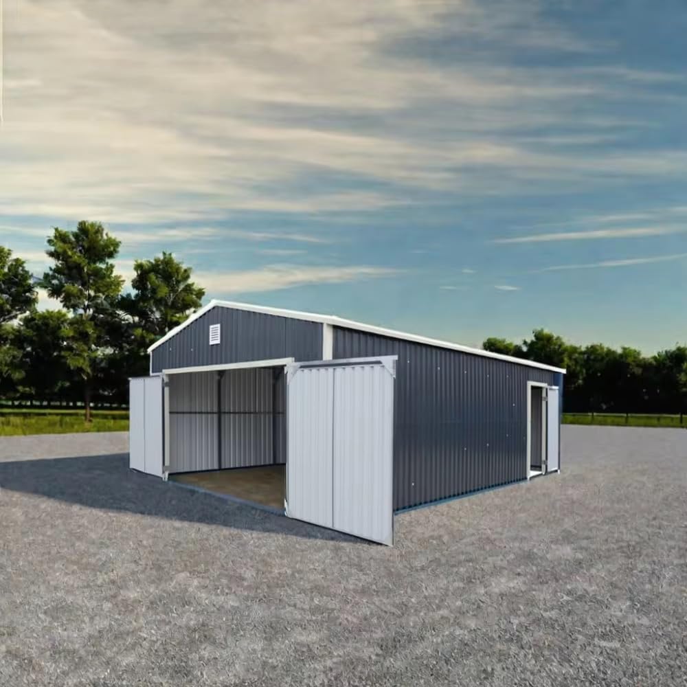 buy large metal storage shed,large metal shed for vehicles,outdoor metal garage pros cons,best large storage shed for workshop,metal storage building with double doors,should I buy a metal storage shed performance testing and real-world results