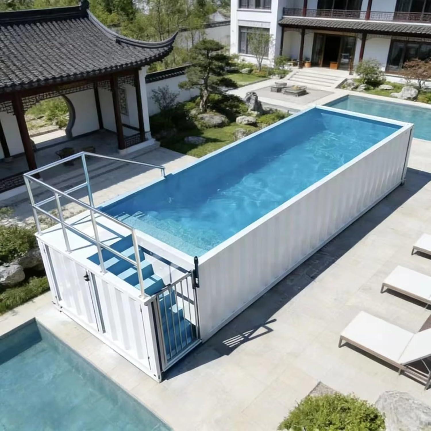 buy modular container swimming pool,modular container pool worth buying,best prefabricated swimming pool,container swimming pool pros cons,should I buy a modular pool,modular pool vs traditional pool unboxing and complete package contents