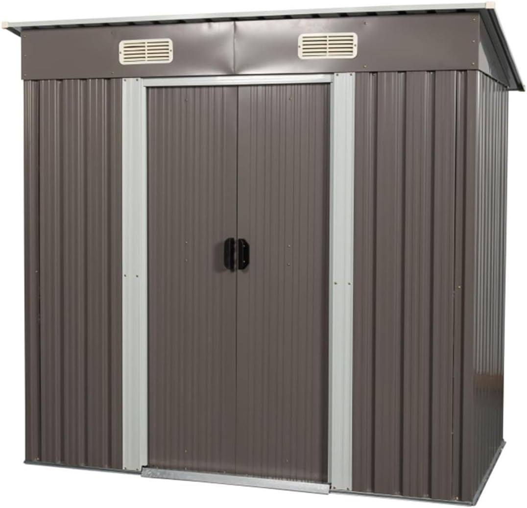 buy outdoor metal storage shed,should I buy a metal shed,metal storage shed pros cons,best small outdoor shed,outdoor tool shed worth it,6x4 metal shed vs plastic - detailed features and technical specifications