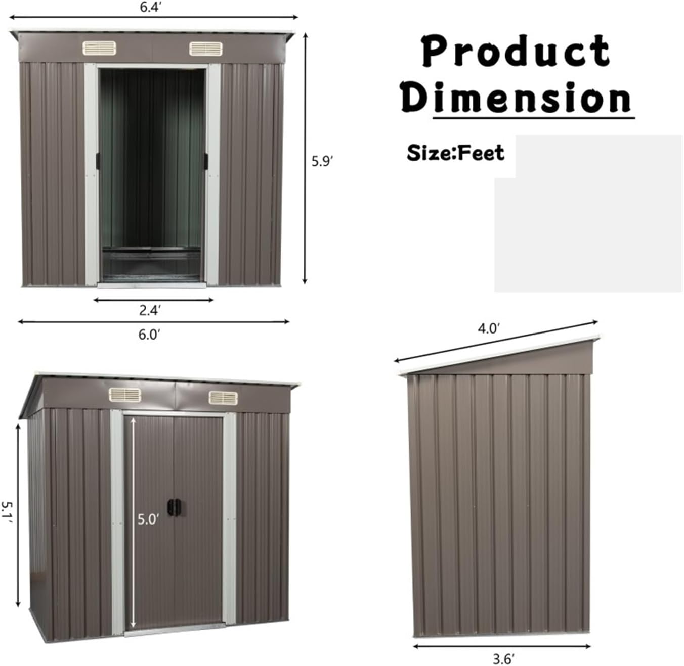 buy outdoor metal storage shed,should I buy a metal shed,metal storage shed pros cons,best small outdoor shed,outdoor tool shed worth it,6x4 metal shed vs plastic unboxing and complete package contents