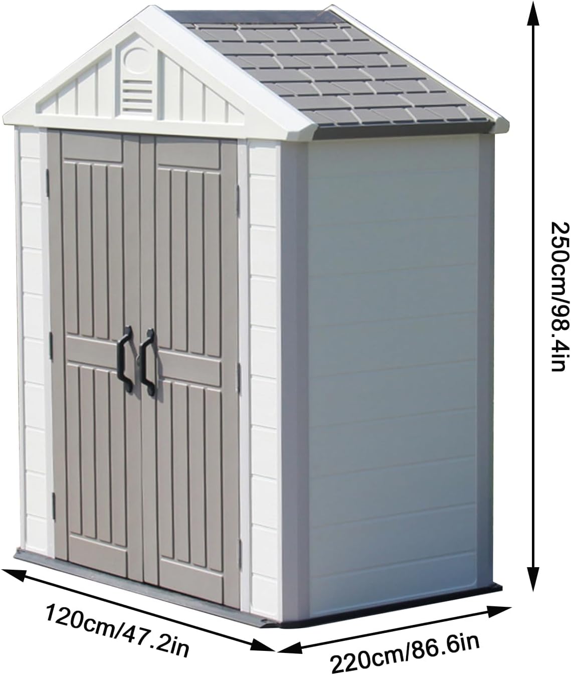 buy outdoor storage shed,best backyard shed for tools,metal garden shed worth buying,should I buy a metal storage shed,HDPE plastic shed pros cons,outdoor shed vs metal alternatives unboxing and complete package contents
