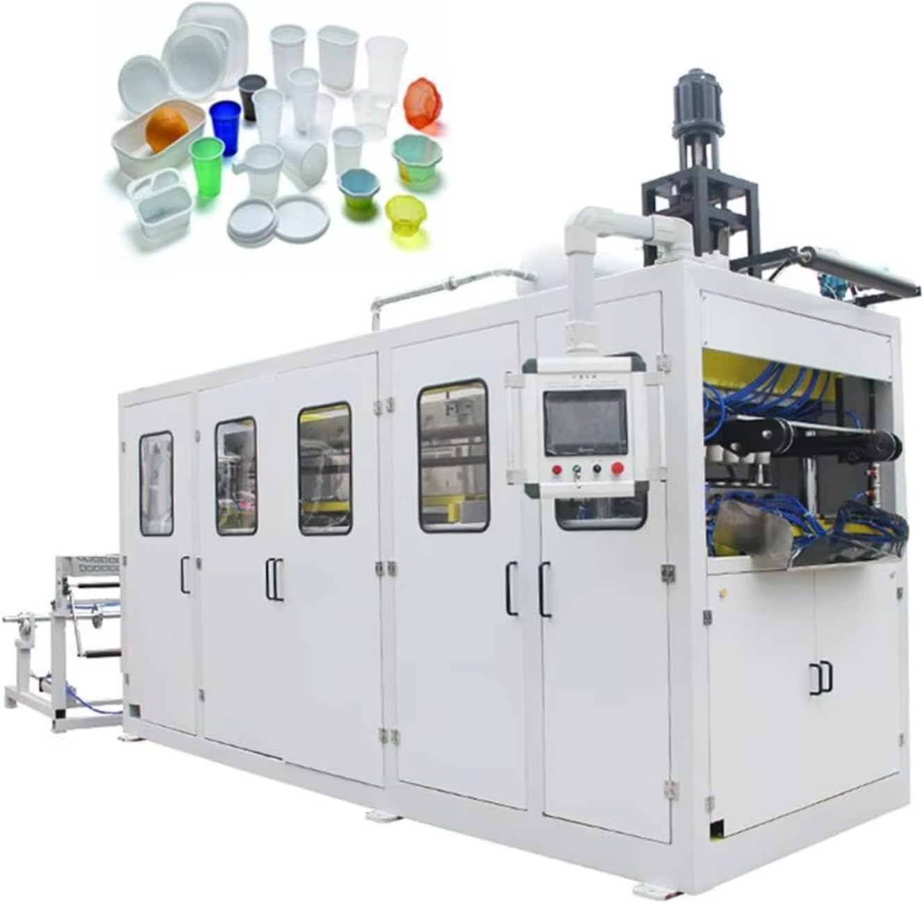 buy plastic cup making machine,plastic cup machine worth buying,best thermoforming machine for cups,plastic cup forming machine pros cons,should I buy a cup thermoforming line,plastic cup machine vs alternatives unboxing and complete package contents