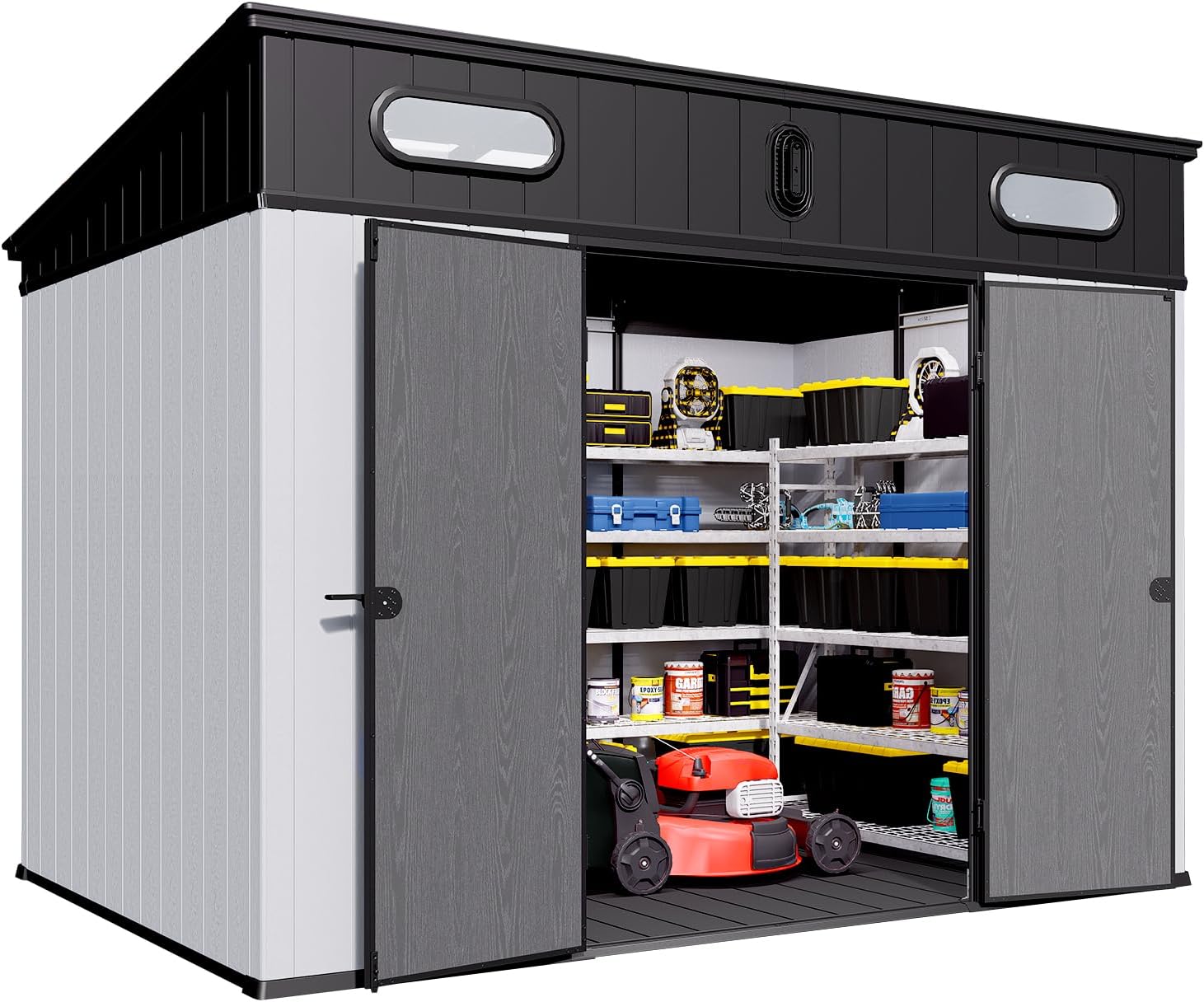 buy plastic storage shed with floor,plastic storage shed pros cons,best storage shed for backyard,plastic shed vs metal shed,should I buy a plastic shed,10x7 shed worth buying - detailed features and technical specifications