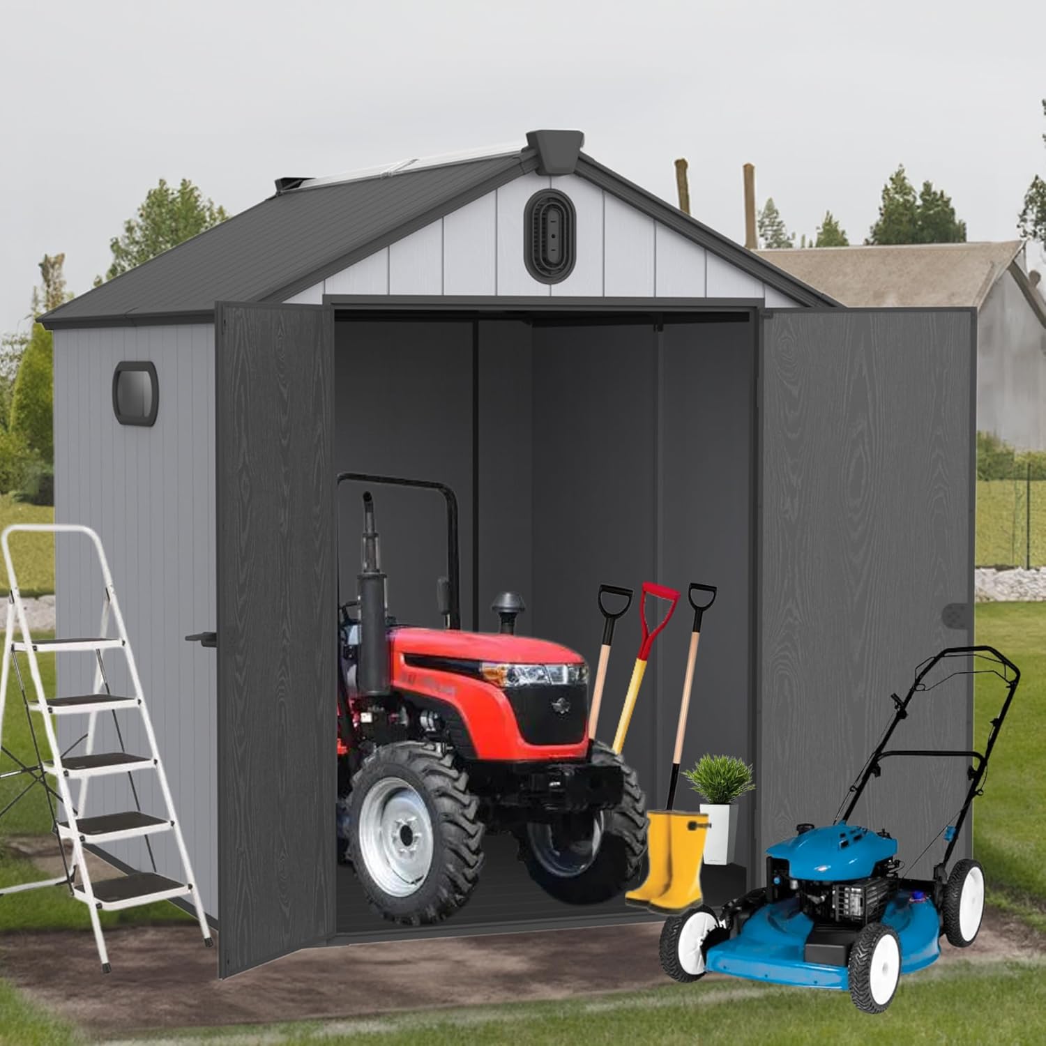 buy resin plastic storage shed,should I get a resin storage shed,resin shed vs metal shed pros cons,big resin storage shed for backyard,best plastic storage shed worth buying unboxing and complete package contents