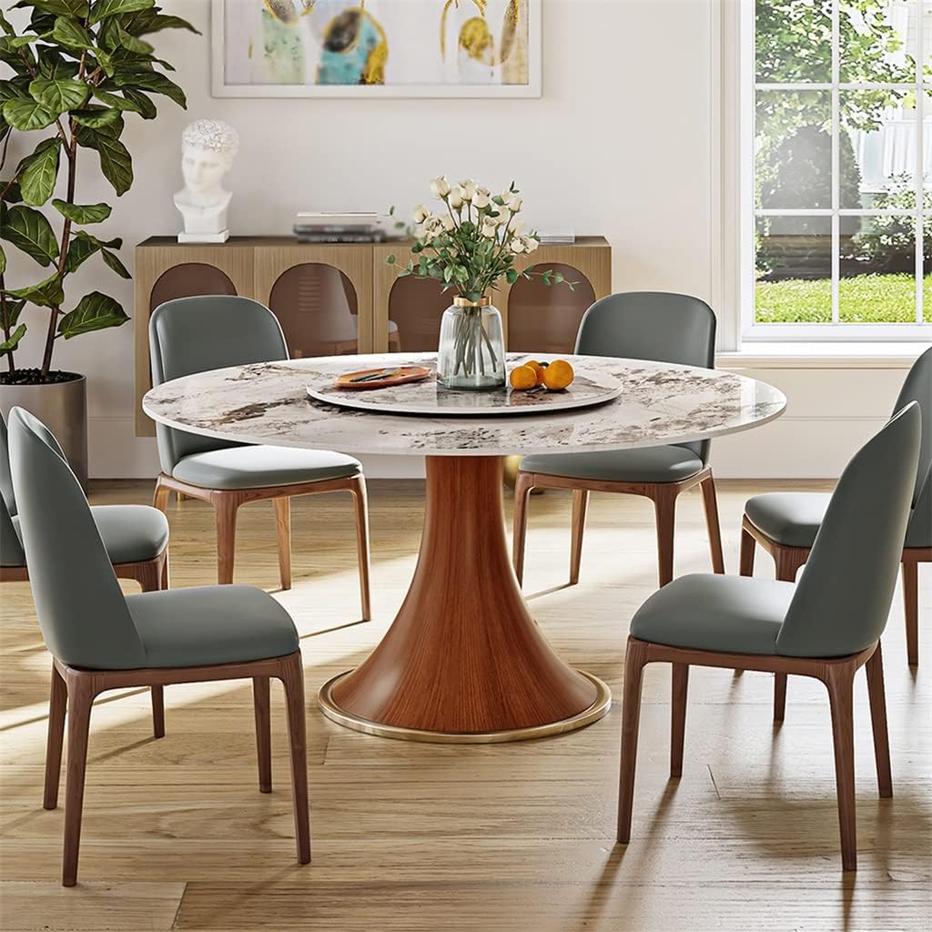 buy round sintered stone dining table,round sintered stone table worth it,best sintered stone dining table,sintered stone table pros cons,should I buy a sintered stone table,round dining table with turntable unboxing and complete package contents