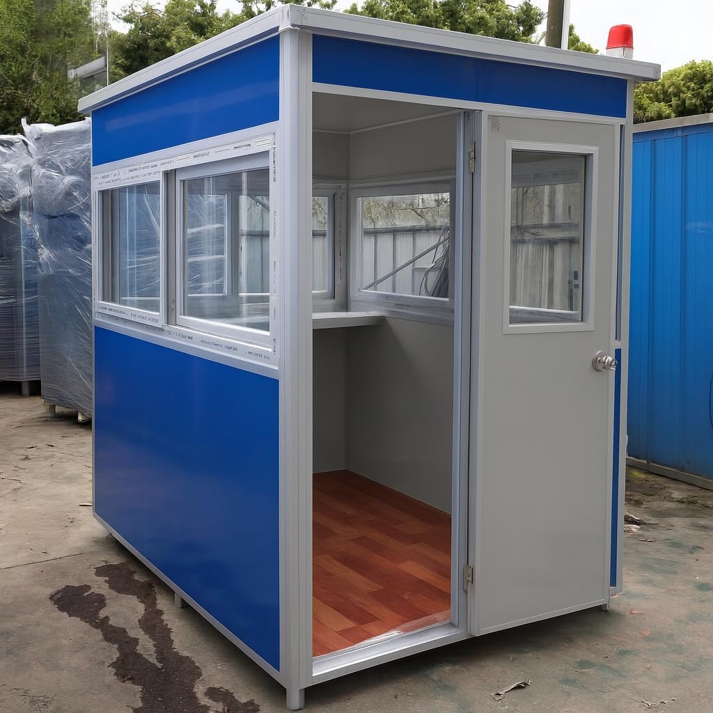 buy security guard booth,best outdoor security cabin,security guard booth pros cons,portable security booth worth buying,should I buy a security guard booth,guard booth vs alternatives unboxing and complete package contents