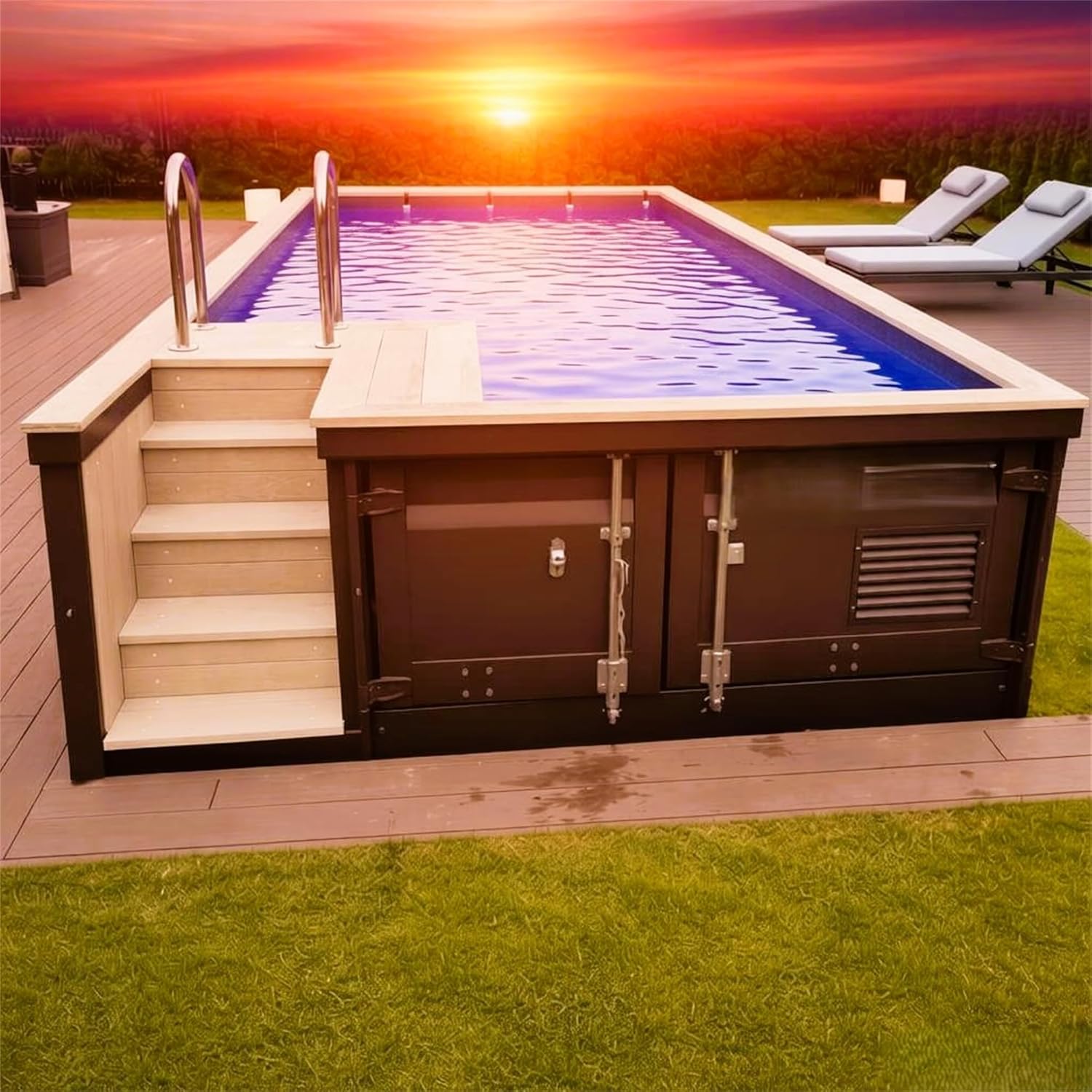 buy shipping container pool,shipping container pool worth it,shipping container pool pros cons,best modular container pool,shipping container pool vs traditional,should I buy a container pool unboxing and complete package contents