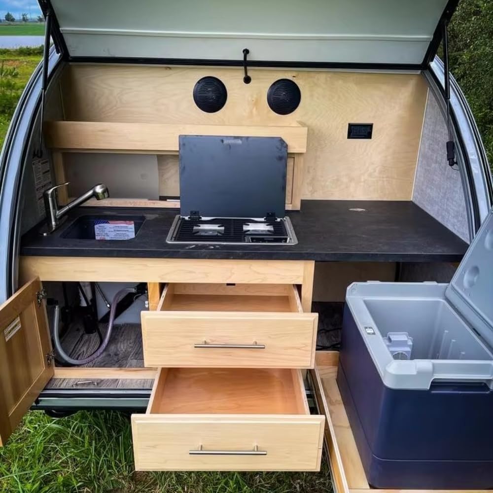 buy solar powered teardrop trailer,solar teardrop trailer worth buying,best off grid travel trailer,solar camper pros and cons,teardrop trailer with kitchen,should I buy a solar camper performance testing and real-world results