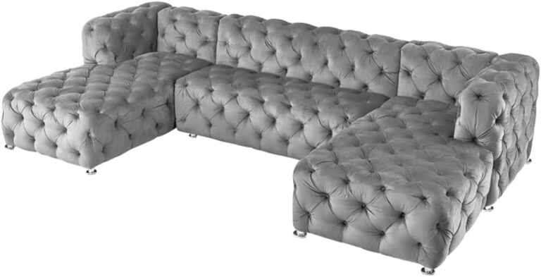 Reviews - Buy U Shaped Velvet Sectional: Honest Pros & Cons Analysis Image 1 of buy u shaped velvet sectional