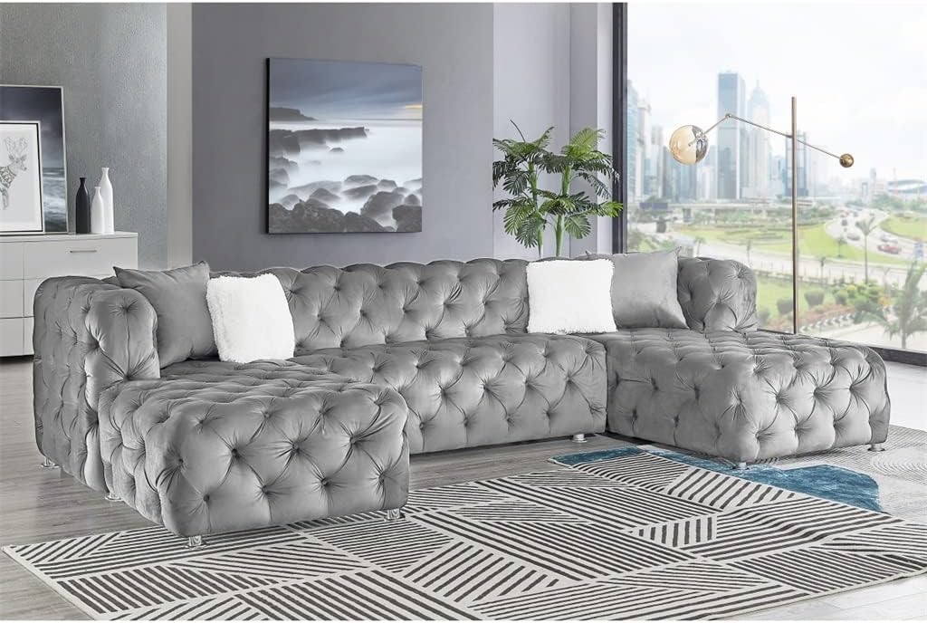 buy u shaped velvet sectional,u shaped sectional pros cons,best velvet modular sofa,u shaped sofa worth buying,velvet sectional vs alternatives,should I buy a u shaped sofa unboxing and complete package contents