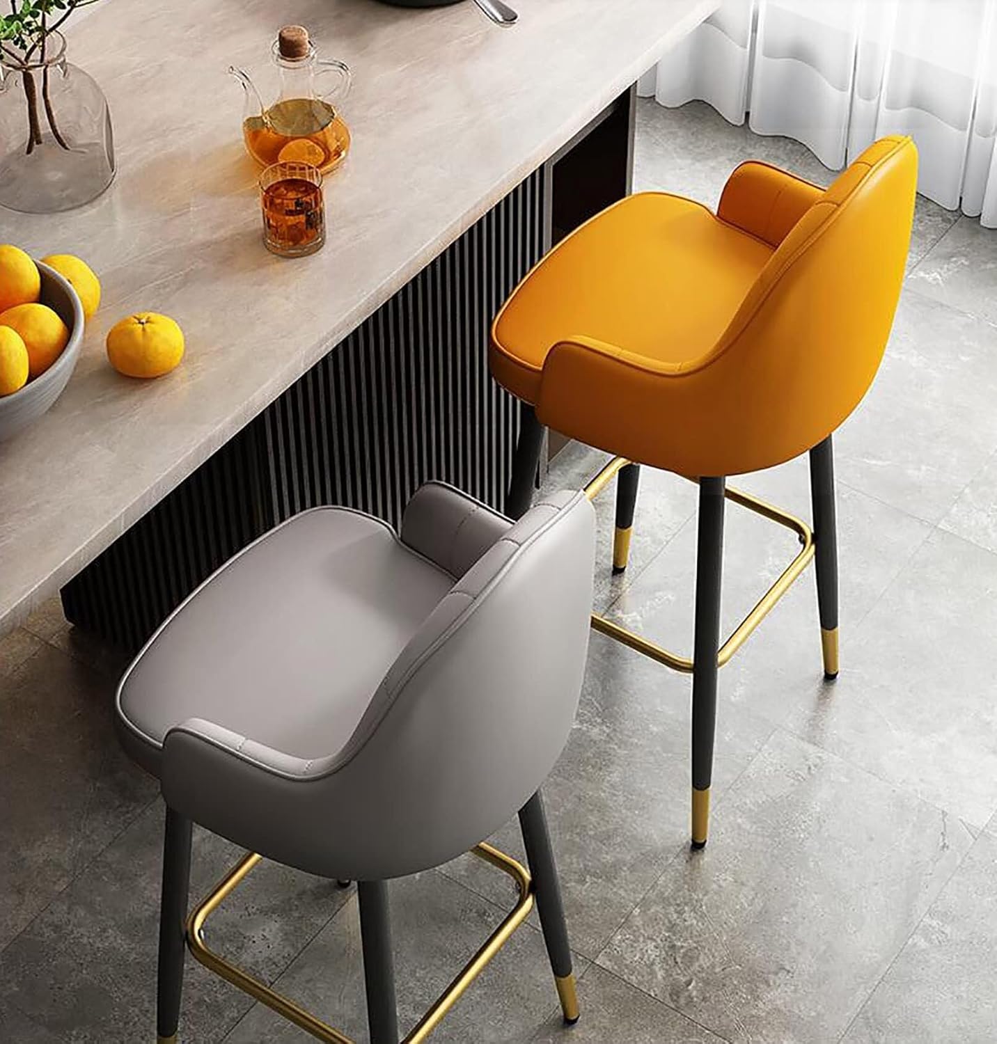 buy vintage leather bar stool,vintage leather bar stool worth it,best bar stool with armrest,GEJINTAO bar stool honest,bar stool with armrest pros cons,should I buy a vintage bar stool unboxing and complete package contents