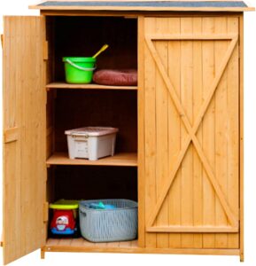 Image 1 of buy wooden garden storage cabinet