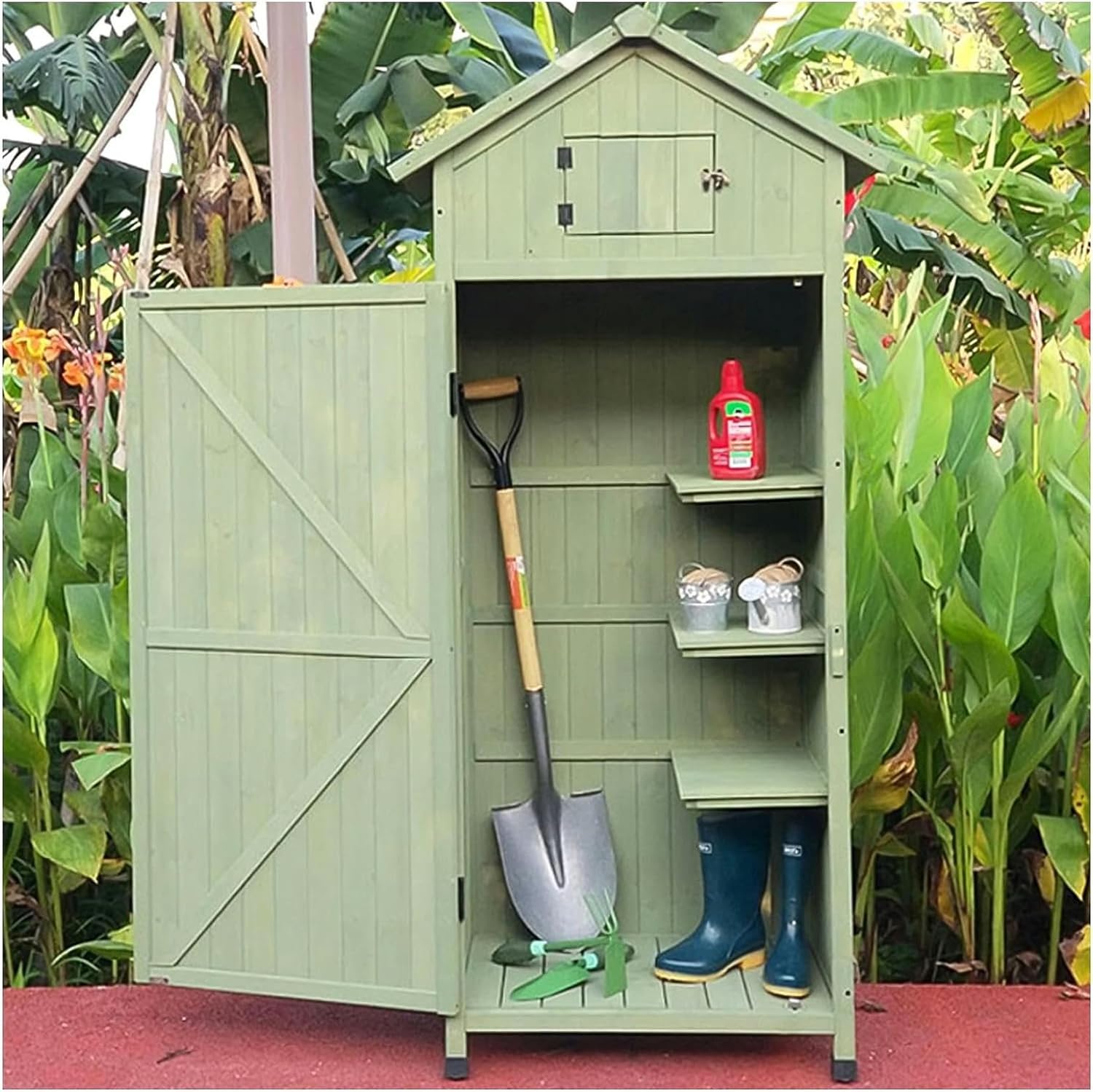 buy wooden garden storage shed,should I buy a wooden garden shed,wooden garden shed vs metal storage,best outdoor tool storage cabinet,large garden shed pros and cons,waterproof garden shed for backyard unboxing and complete package contents