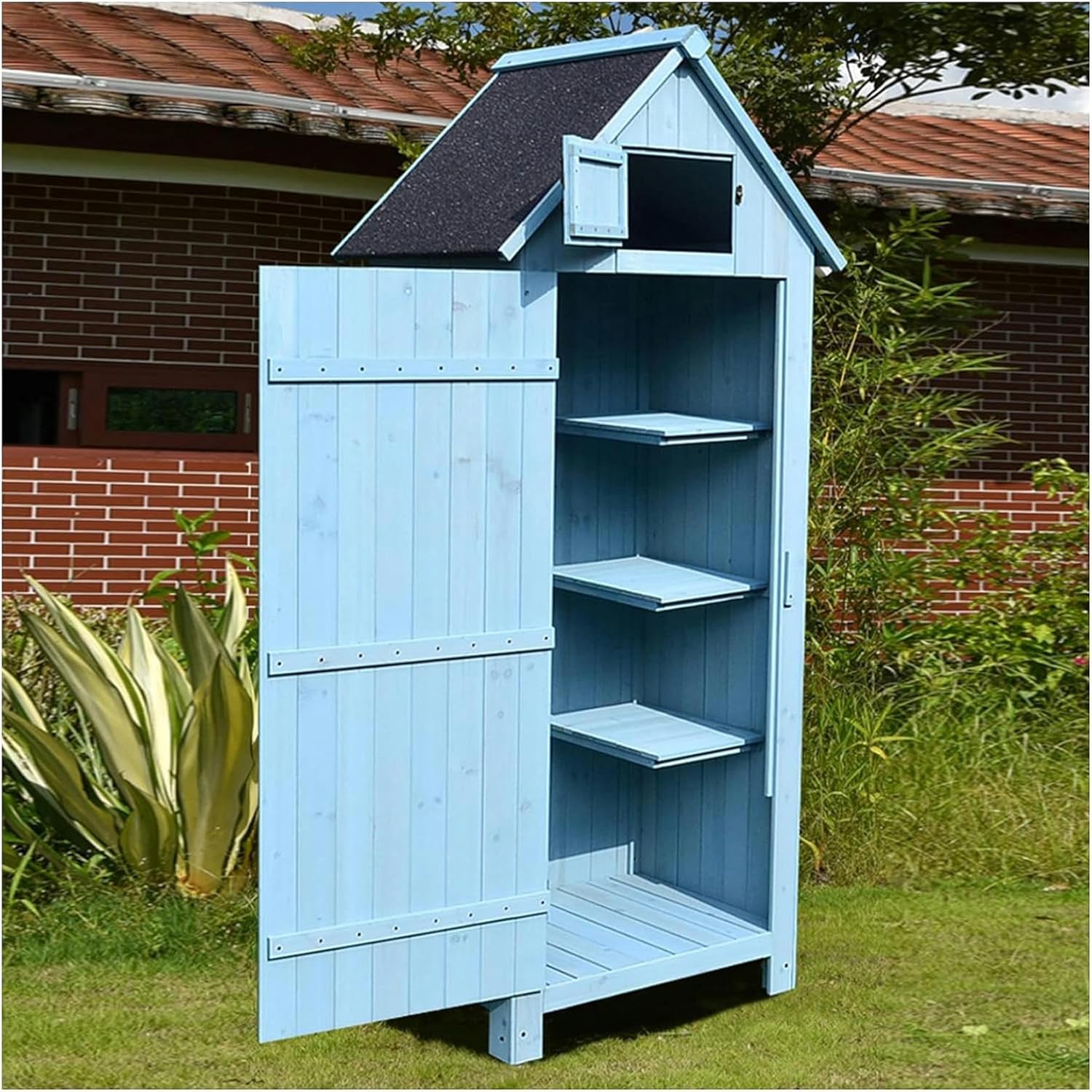buy wooden outdoor storage shed,best tall garden tool storage cabinet,wooden shed waterproof pros cons,should I buy a wooden garden storage cabinet,wooden outdoor shed vs metal shed,large wooden garden storage cabinet worth buying unboxing and complete package contents