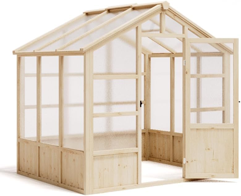 buy wooden polycarbonate greenhouse,wooden greenhouse worth buying,best wooden greenhouse for backyard,wooden polycarbonate greenhouse pros cons,ChicCoutured greenhouse honest,should I buy a wooden greenhouse unboxing and complete package contents