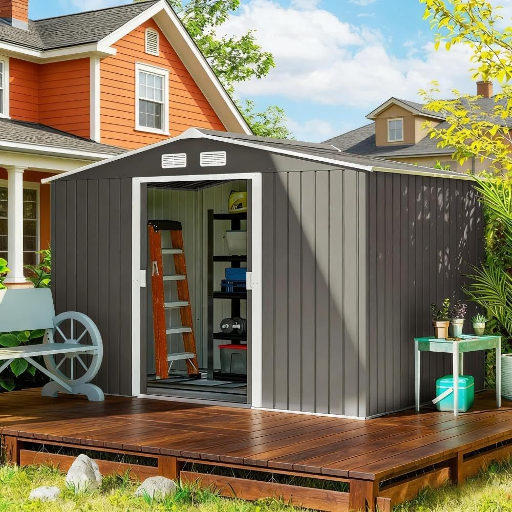callmego metal garden shed worth buying,should I buy callmego metal shed,callmego vs other metal sheds,callmego metal shed pros cons,best metal garden storage shed,callmego shed honest assessment unboxing and complete package contents