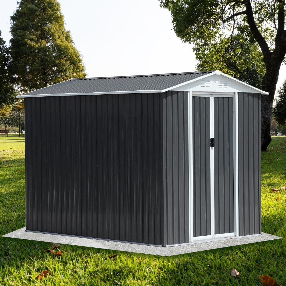 callmego metal garden shed worth it,should I buy a callmego shed,callmego shed pros and cons,best metal garden sheds,callmego 6x9 shed honest opinion,metal shed vs plastic shed - detailed features and technical specifications
